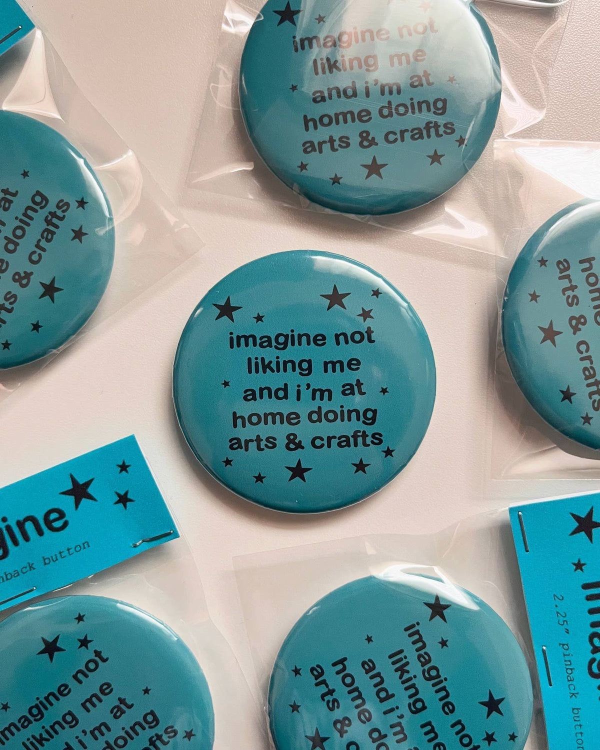 Imagine Button Imagine Not Liking Me - Button – Cahier | Stationery & Life Goods