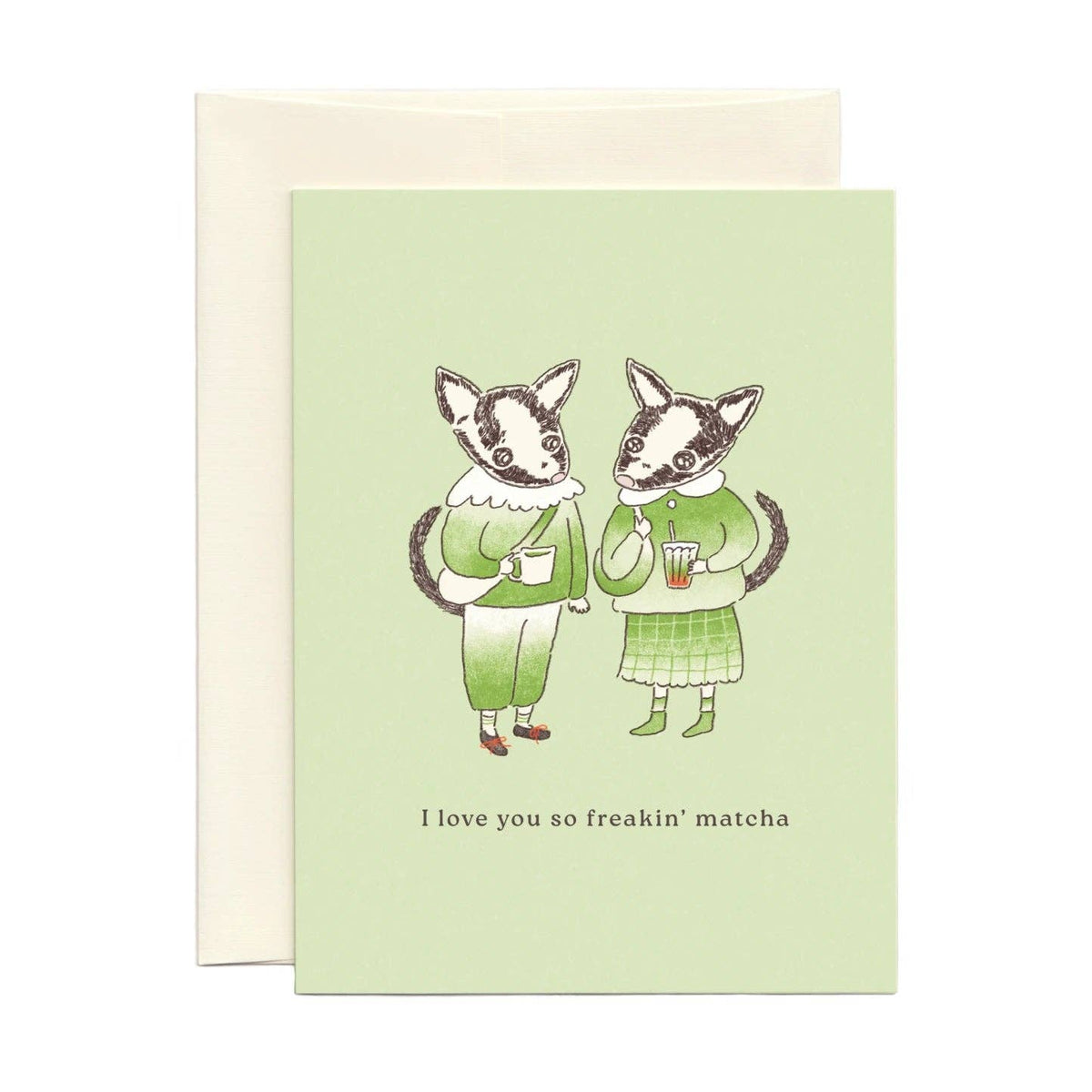 Love You So Matcha - Just Because Card