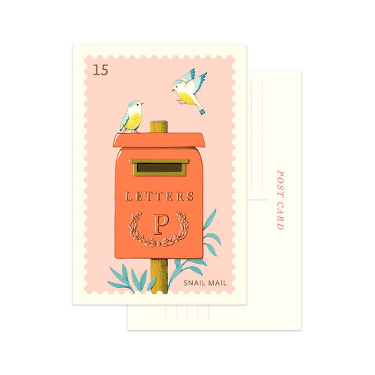 Postcard - Letters Mailbox