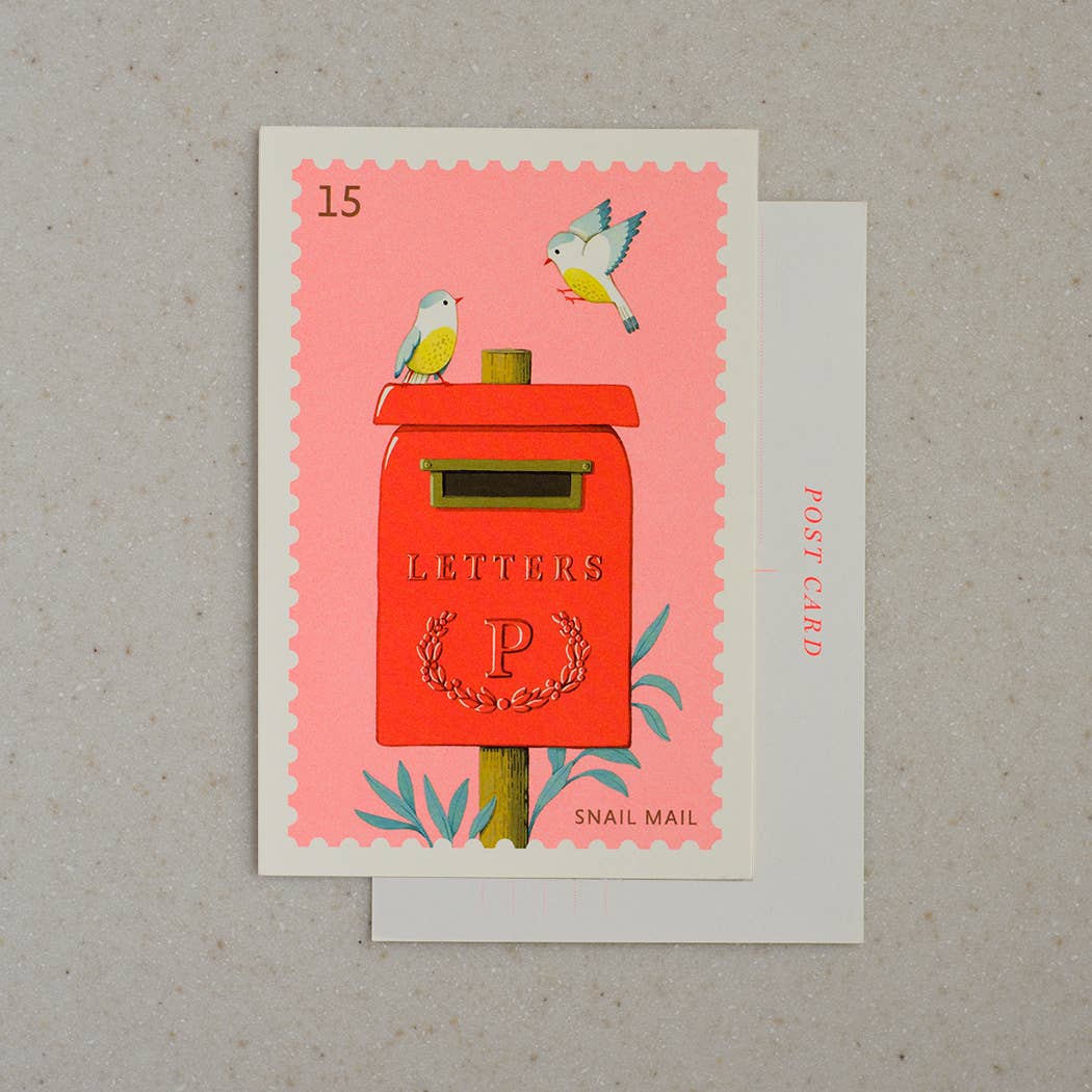 Postcard - Letters Mailbox