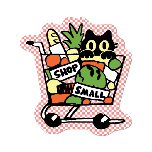 Shop Small - Die-Cut Sticker