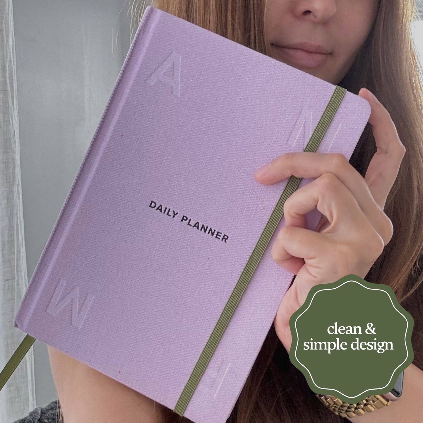 Daily Planner, Lavender - Undated (120 Days)