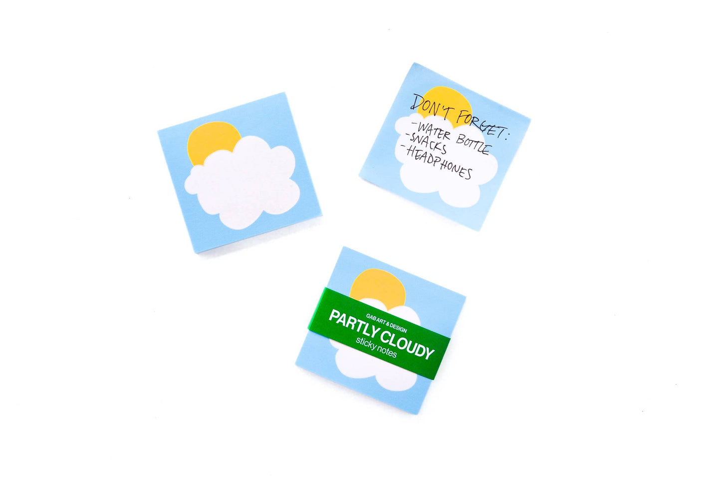 Partly Cloudy - Sticky Notes