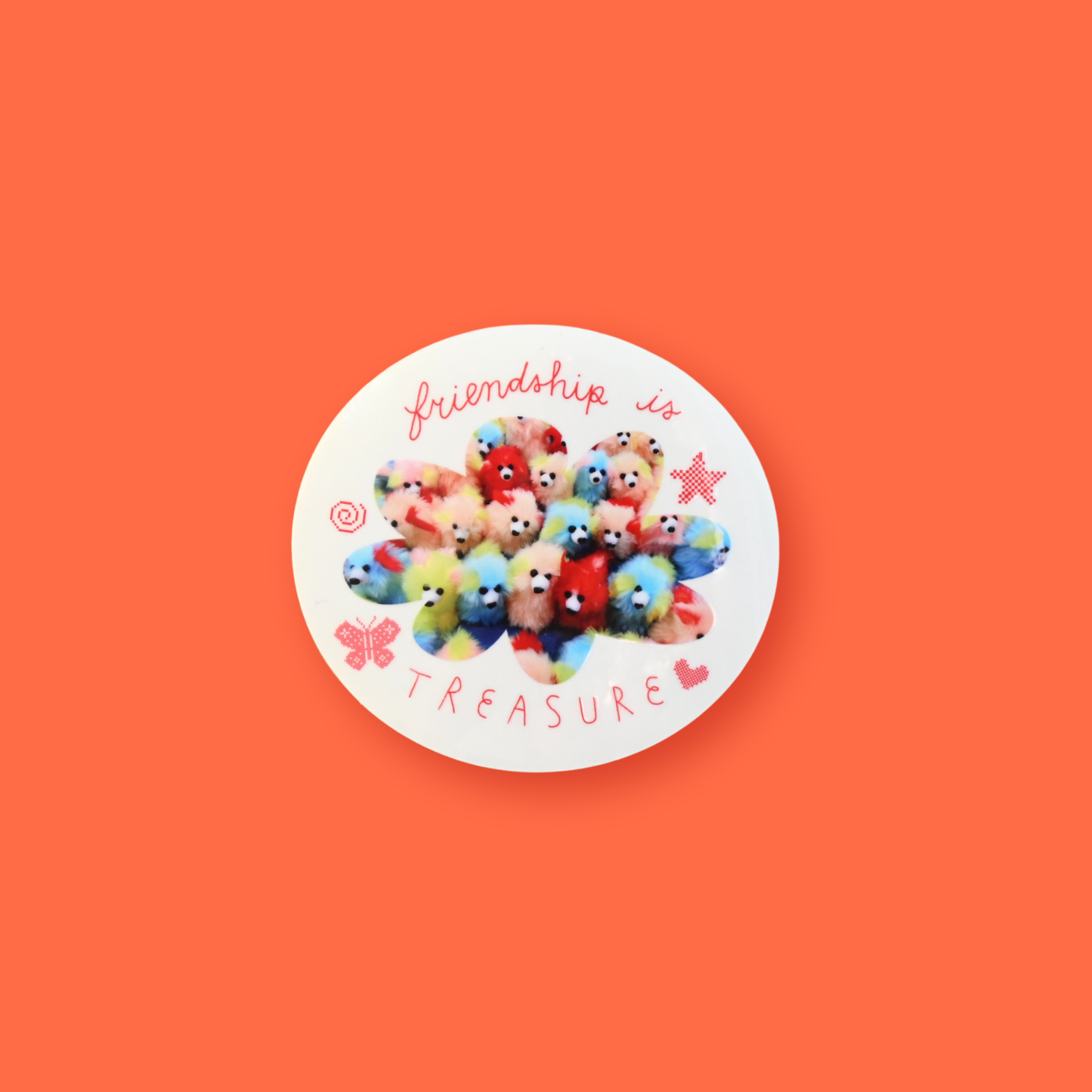 Friendship Is Treasure - Sticker