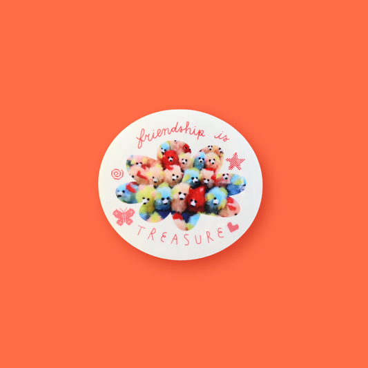 Friendship Is Treasure - Sticker