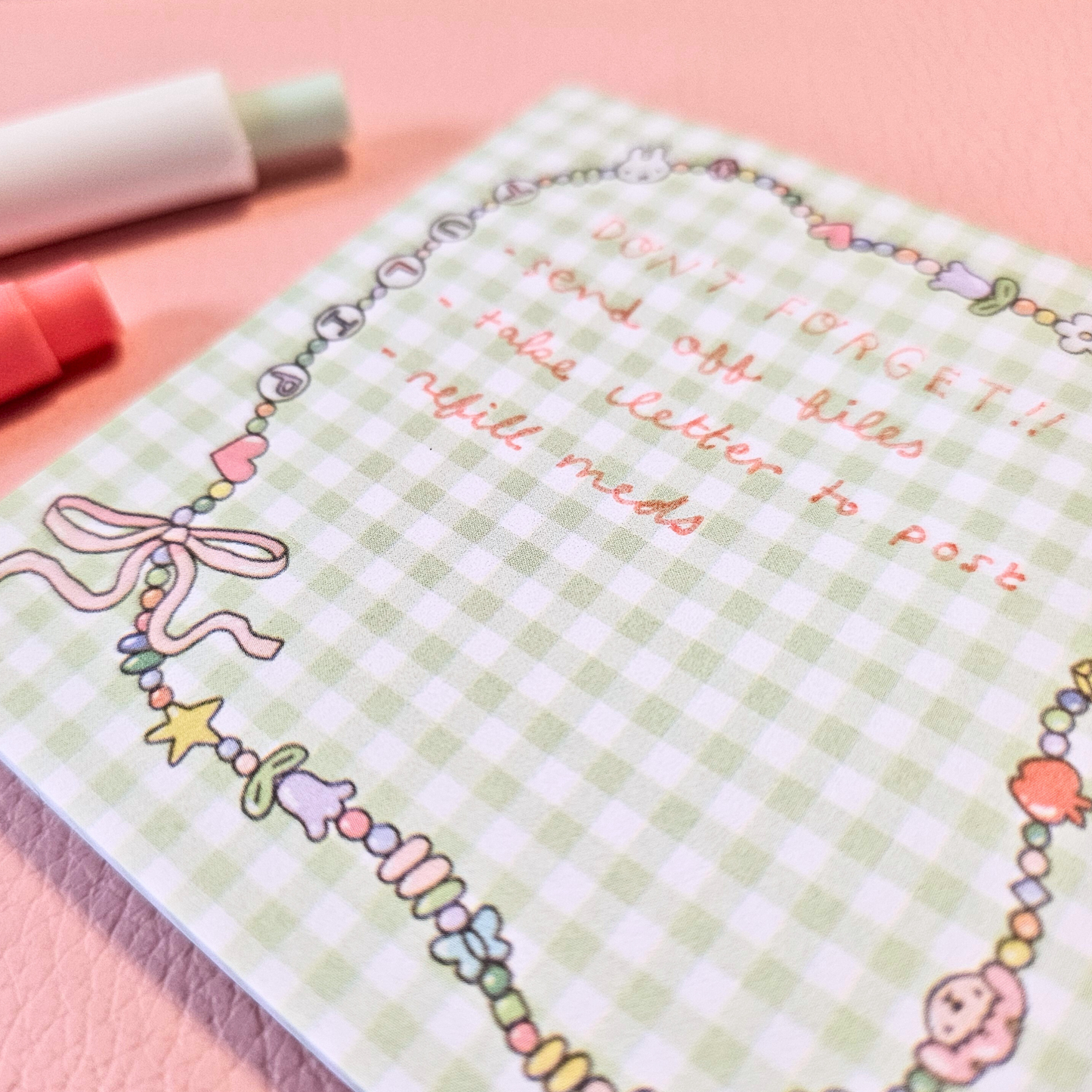 Charm Bracelet - Sticky Notes