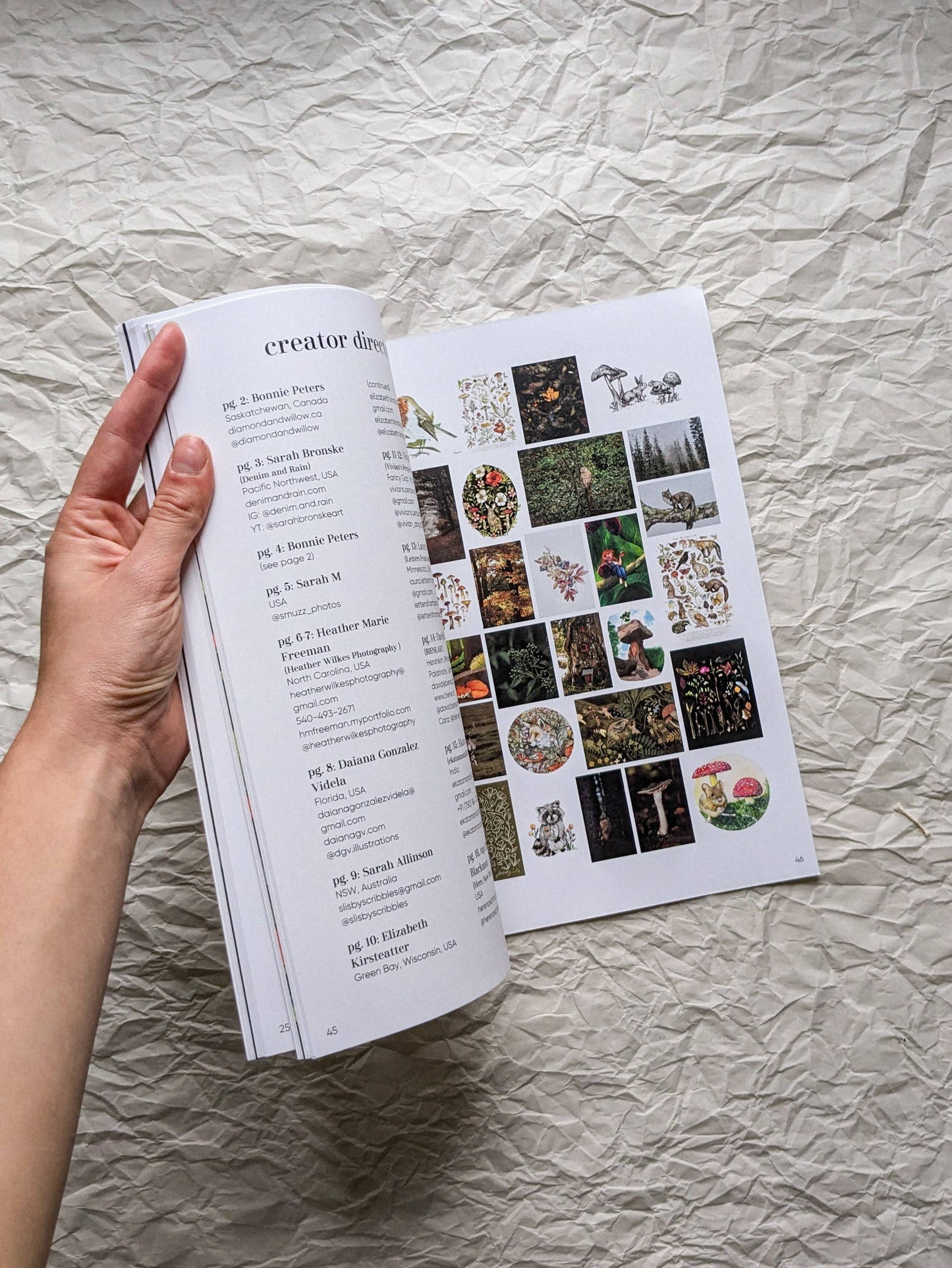 Cut + Paste Magazine, "Woodland"