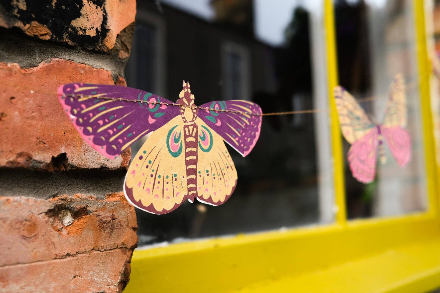 Colourful Butterflies - Sewn Garland