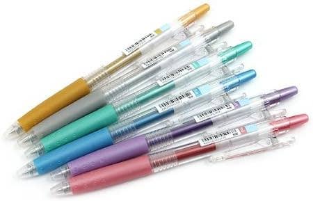 Pilot Juice Metallic Gel Pens - 6 Piece Set