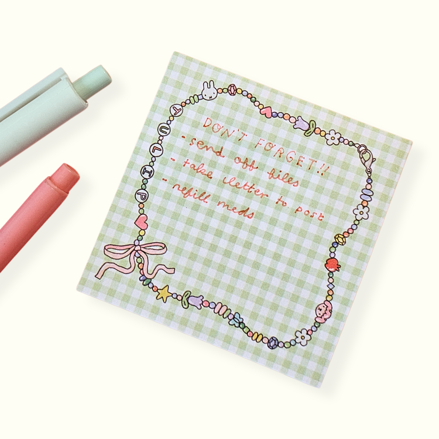 Charm Bracelet - Sticky Notes