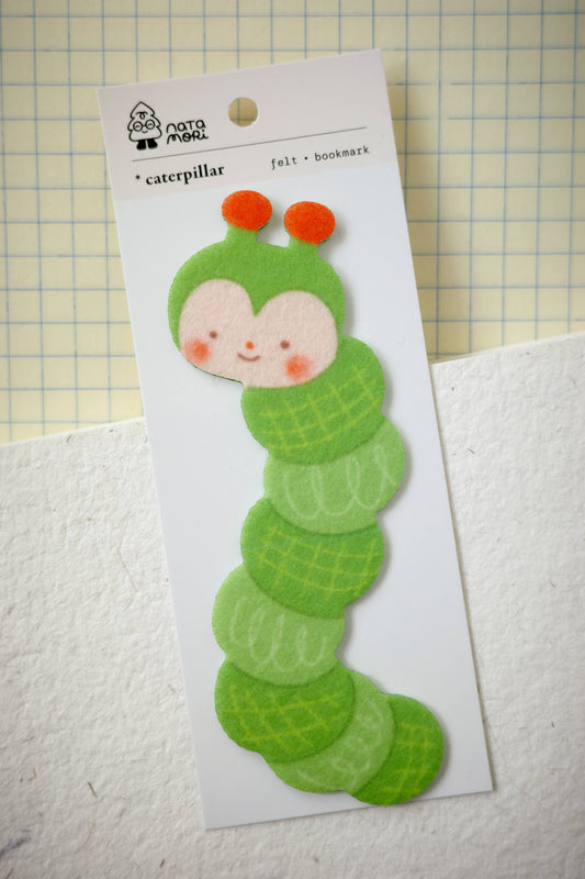 Caterpillar - Felt Bookmark