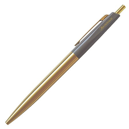 Ballpoint Pen - Anterique Brass Mach Ball Ink (Various Colours)