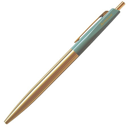 Ballpoint Pen - Anterique Brass Mach Ball Ink (Various Colours)