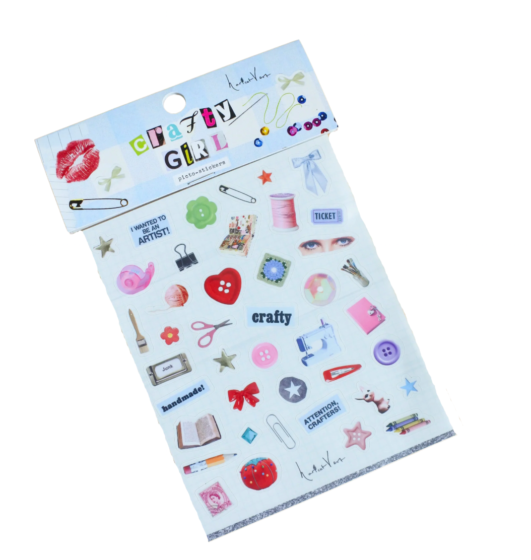 Crafty Girl - Picto Sticker Sheet