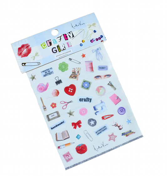 Crafty Girl - Picto Sticker Sheet