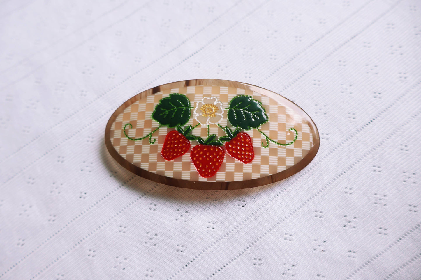 Strawberry Fields - Ponytail Barrette