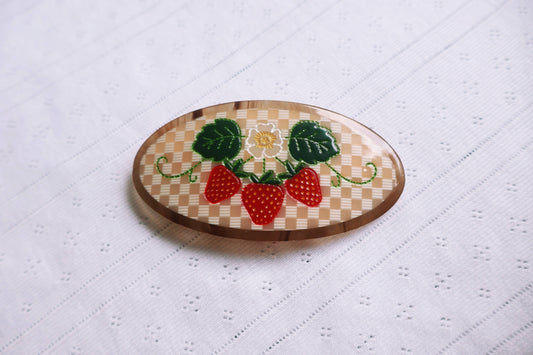 Strawberry Fields - Ponytail Barrette