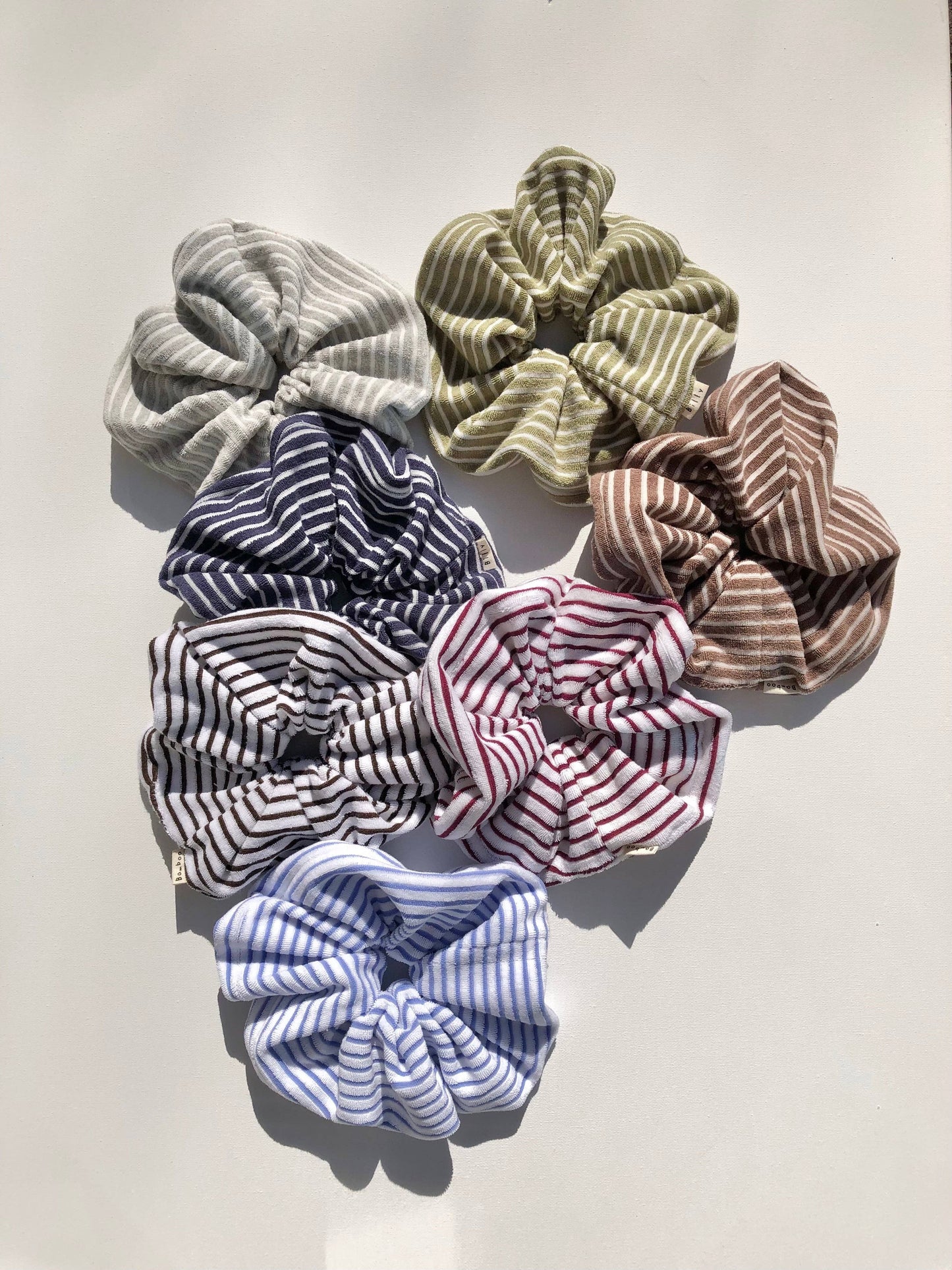 Nova Scotia Towel Scrunchies - Neutral