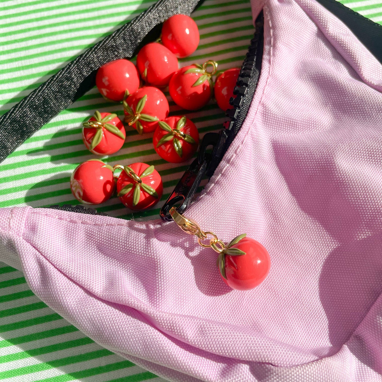 Tomato Bag Charm