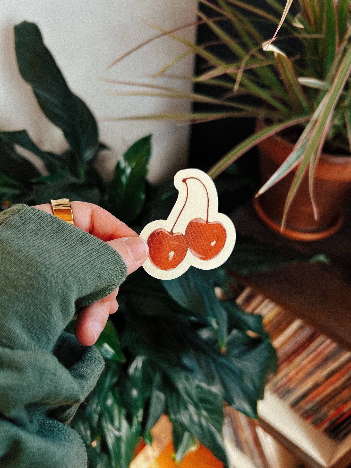 Pair of Cherries Sticker