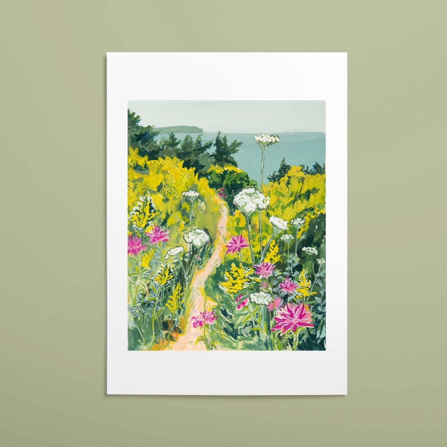 Coastal Path - Lawrencetown Print