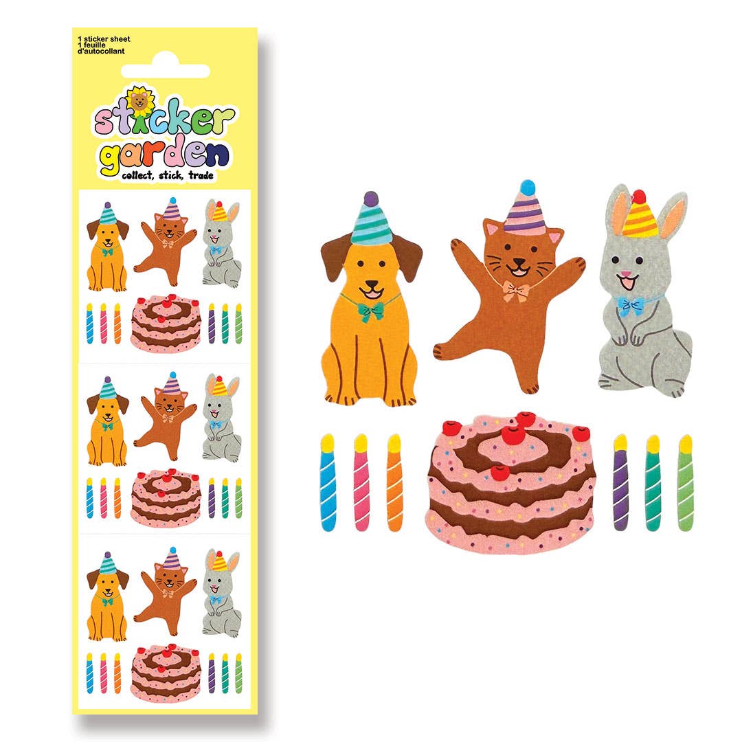 Birthday Pet Sticker Sheet