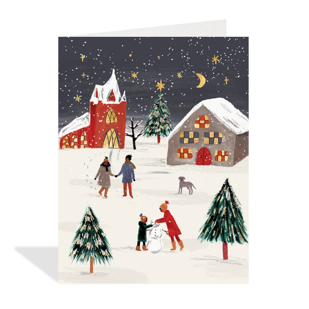 Winter Stroll - Greeting Card