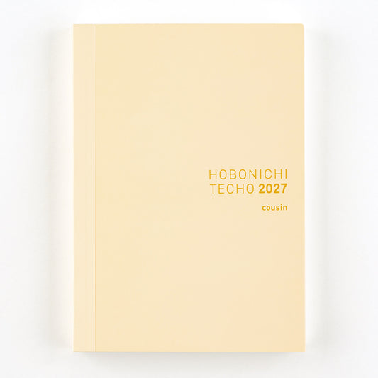 A5 Techo 2027 English Cousin Book [Daily/Jan. start/Mon. start]