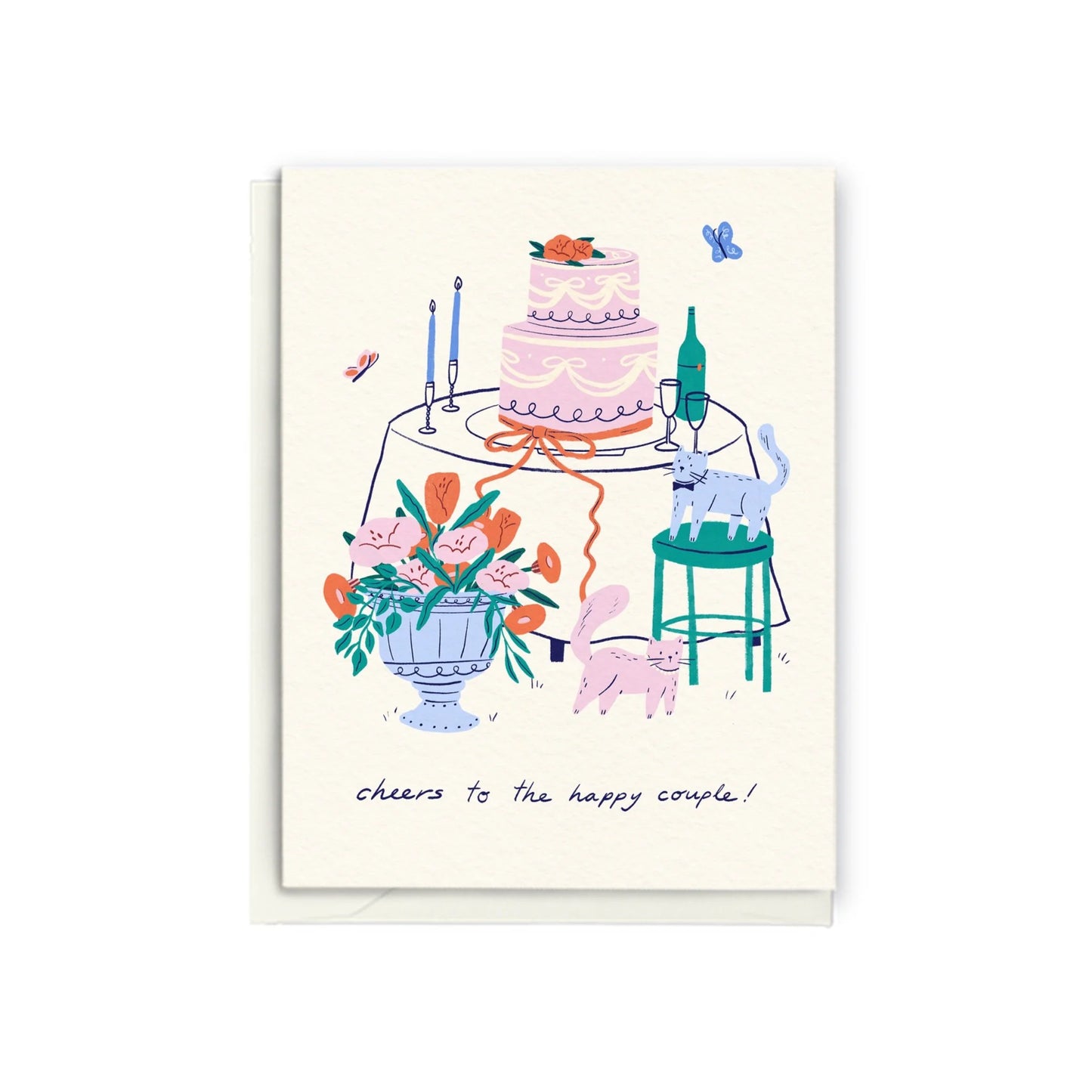 "Cheers to the Happy Couple - Greeting Card