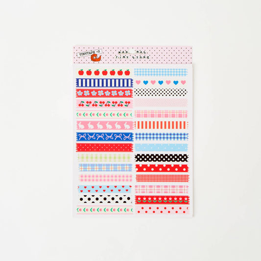 Tinytapes - Washi Style Sticker Sheet