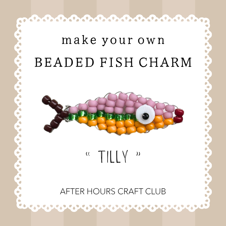 Beaded Fish Charm Craft Kit