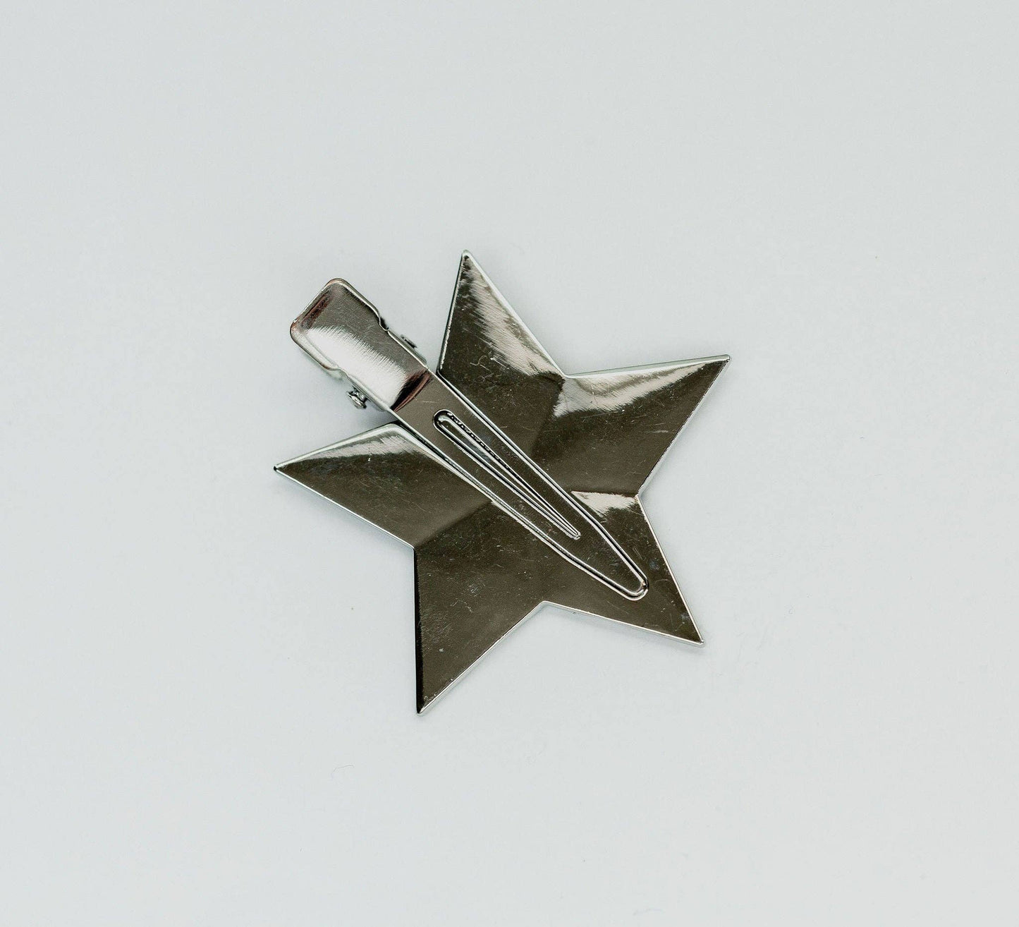 Magic Girl Metal Star Clips - Silver