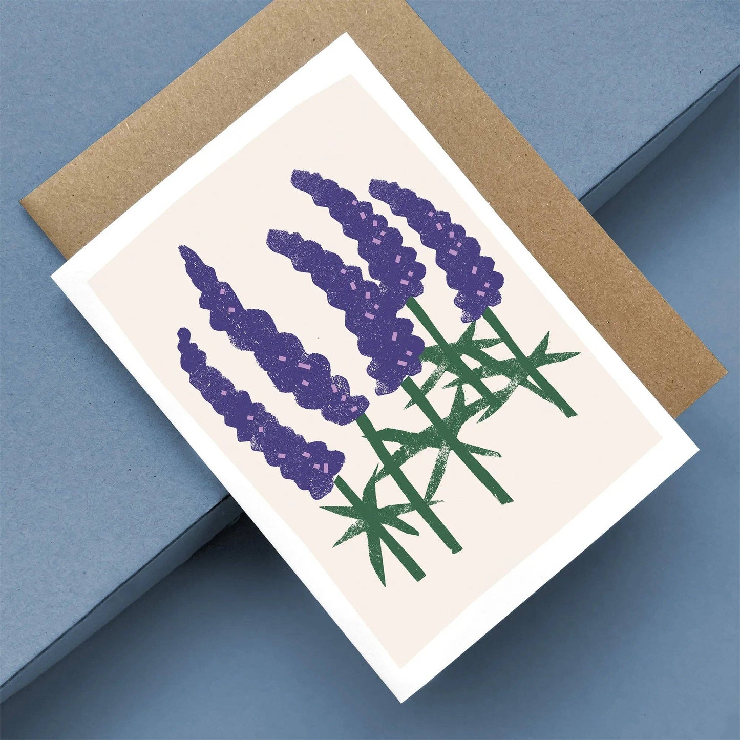 Wild Lupins - Greeting Card