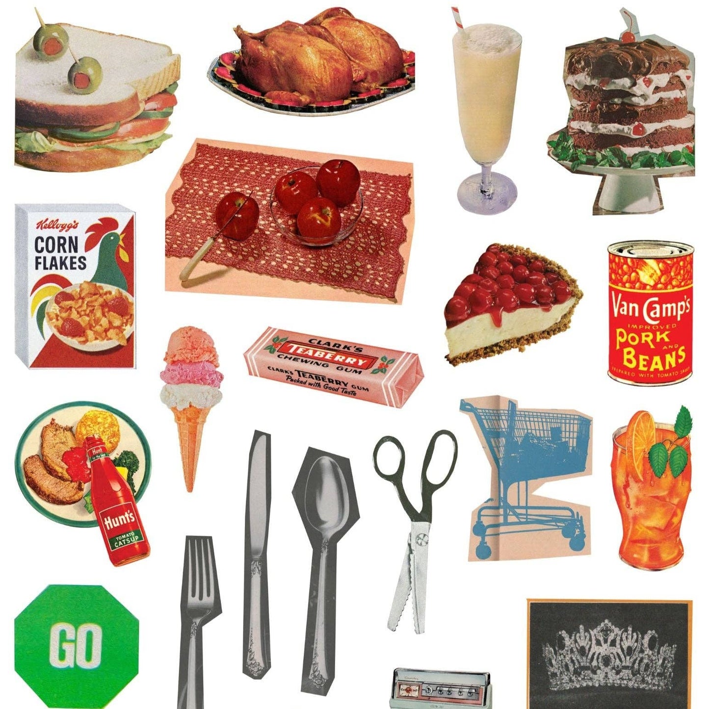 Collage Kit - Good Old Days