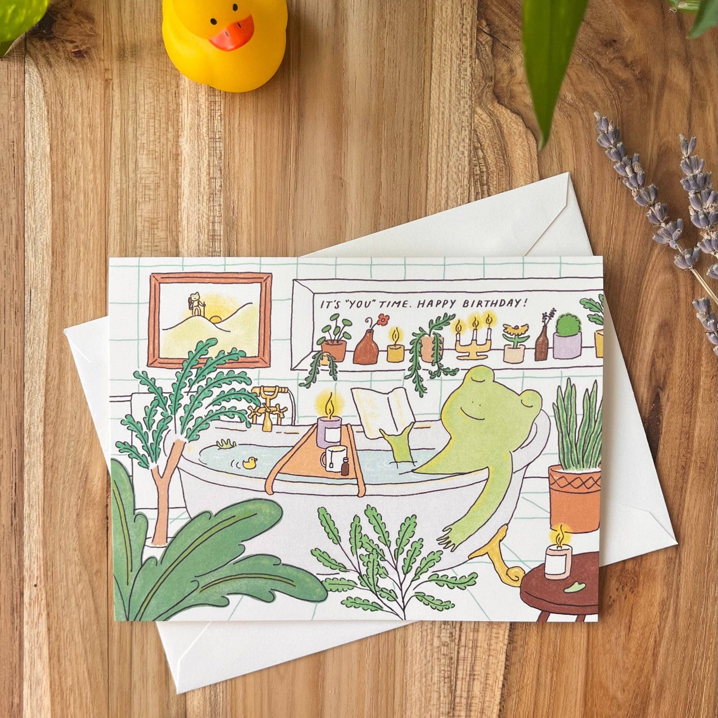 "It's You Time" Bath - Birthday Card