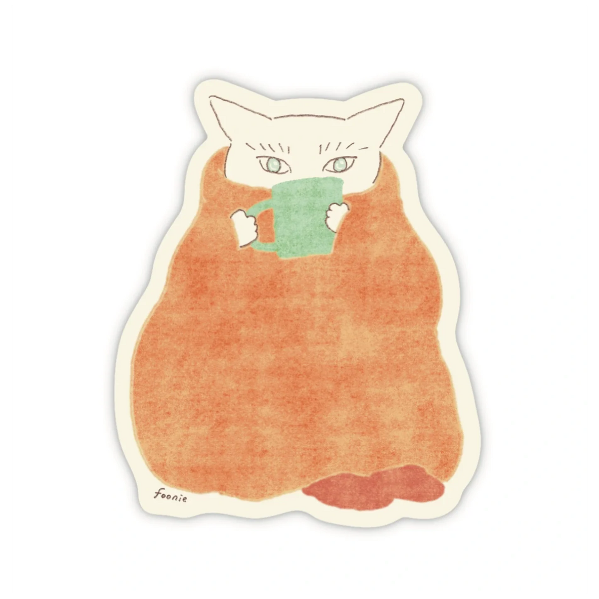 Cozy Cat Sticker