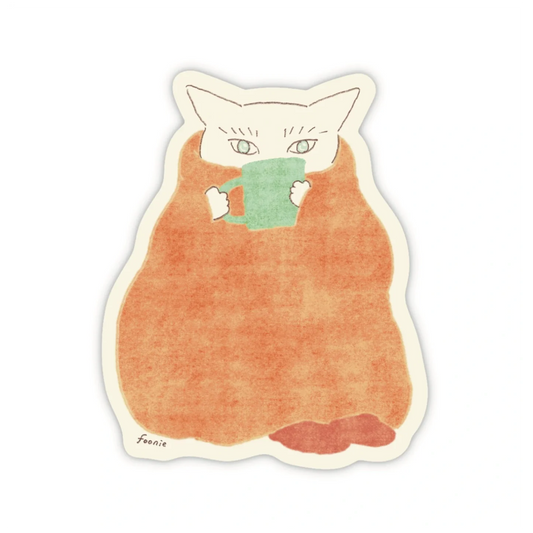Cozy Cat Sticker
