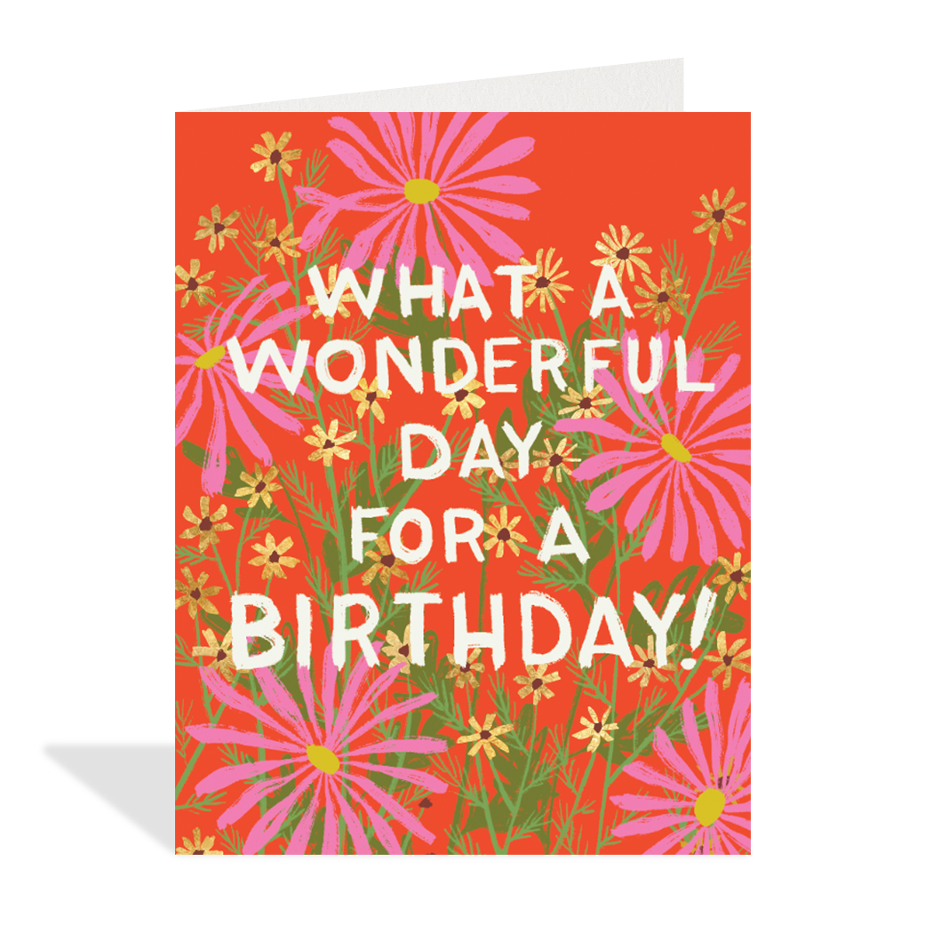 Wonderful Birthday - Greeting Card