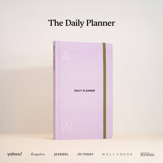 Daily Planner, Lavender - Undated (120 Days)