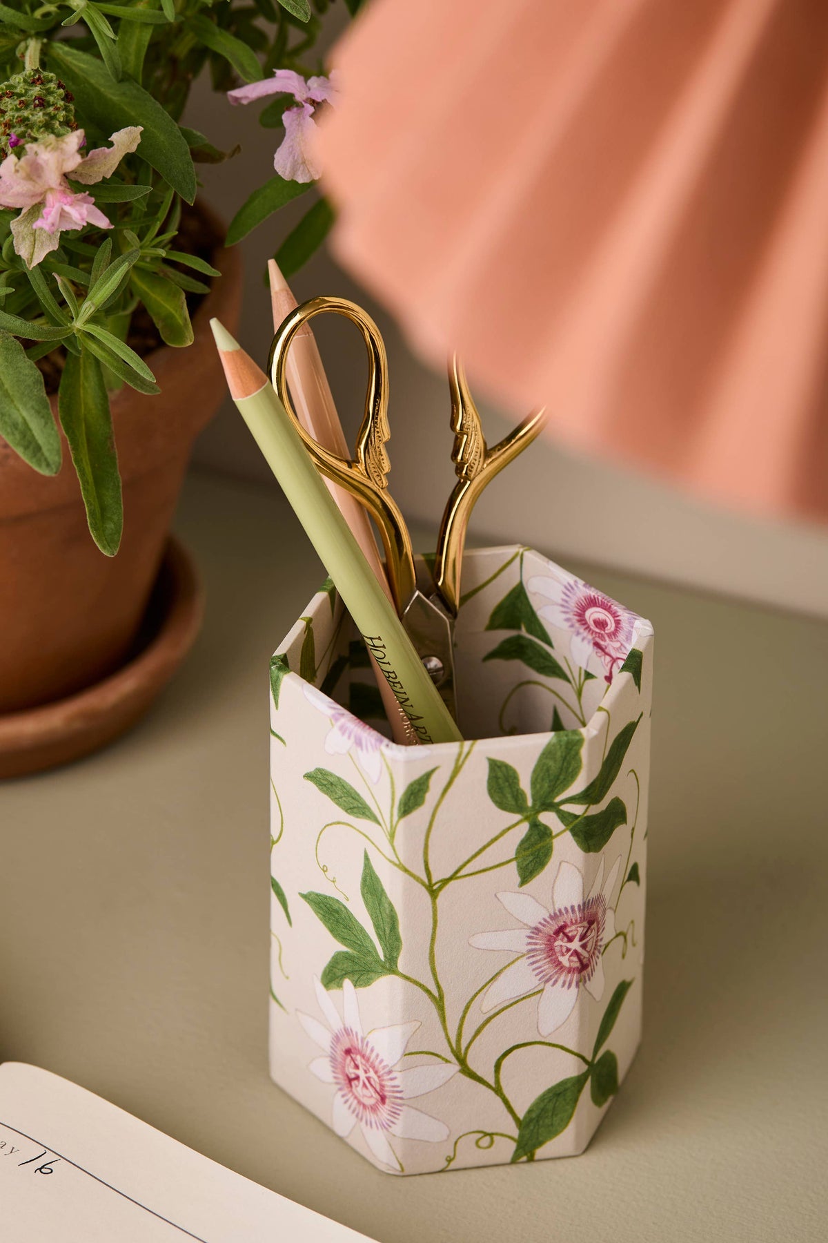 Pen Pot - Passionflower