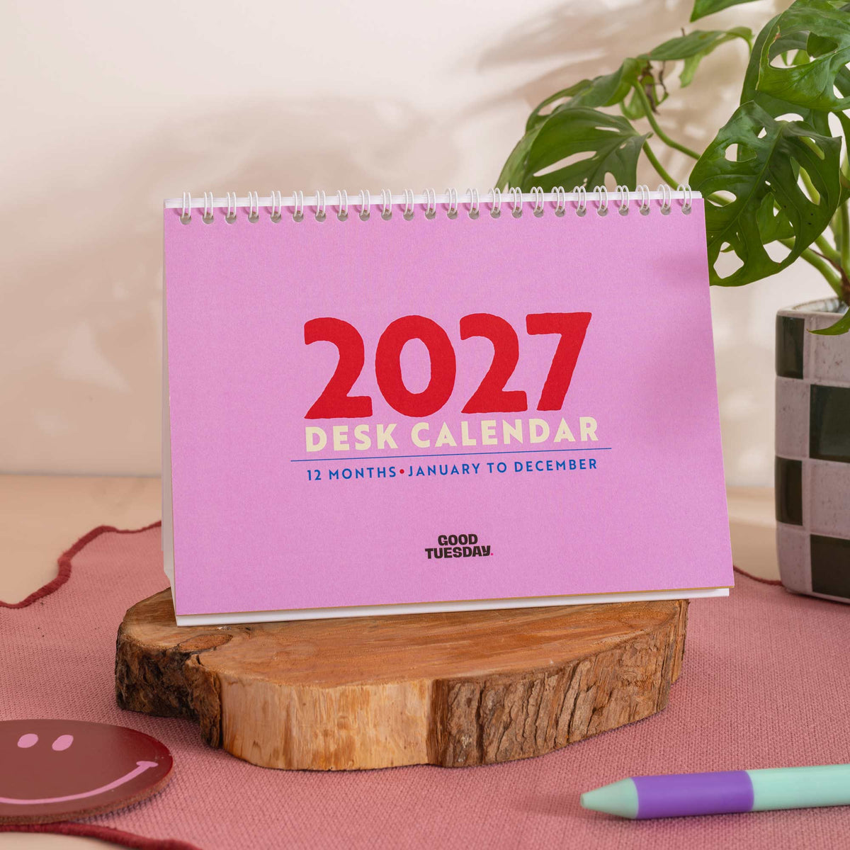 2027 Desk Calendar - Colourburst