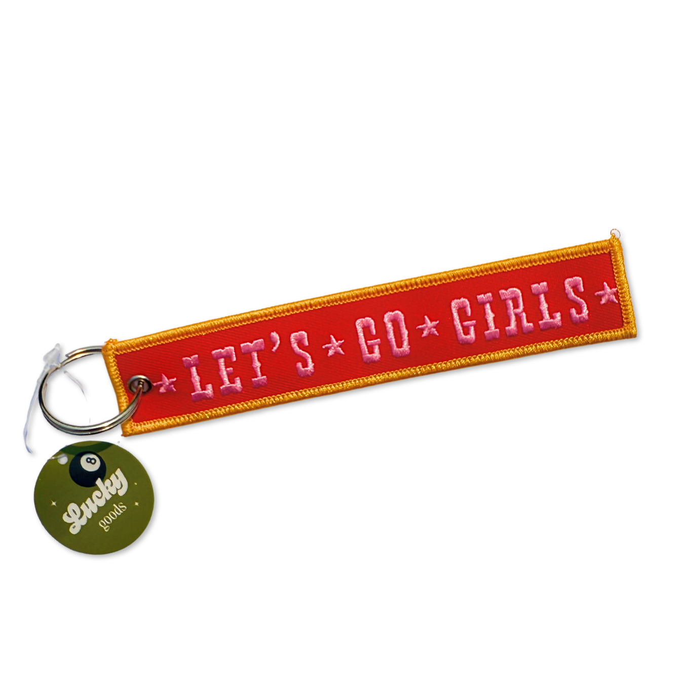 Let’s Go Girls - Embroidered Keychain