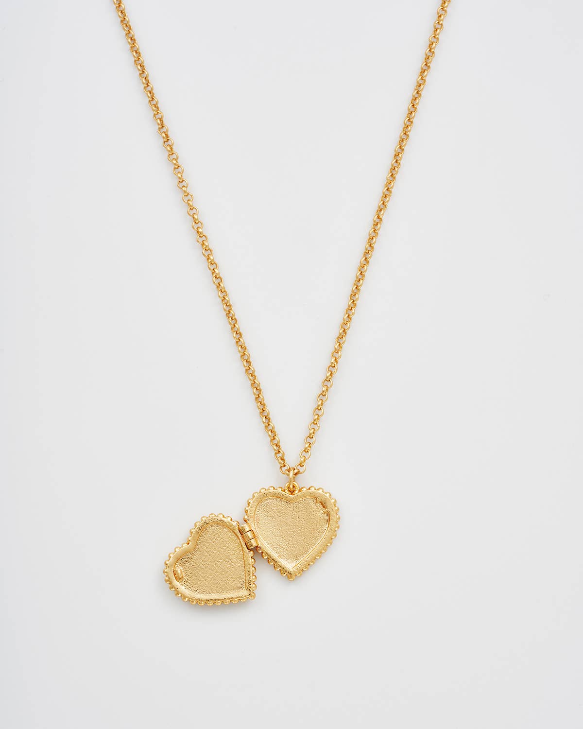 Jasmine Heart Locket Necklace