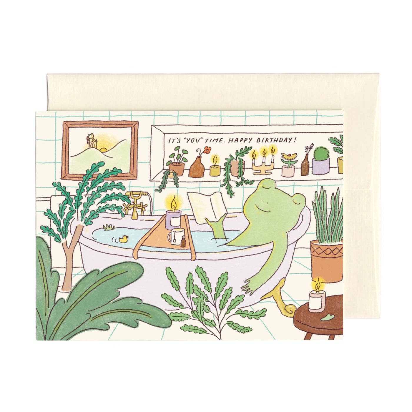 "It's You Time" Bath - Birthday Card