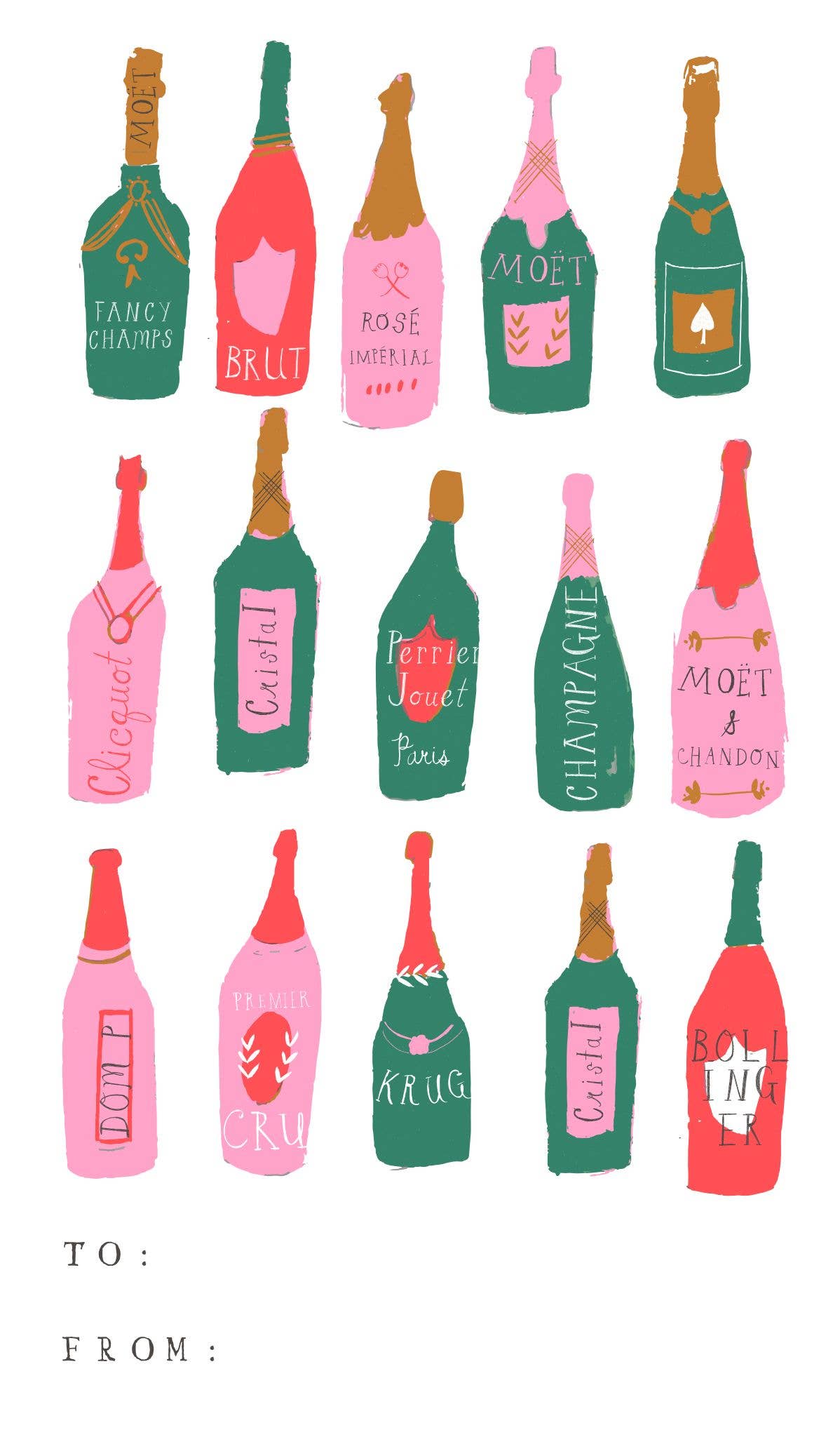 Champagne Gift Tags