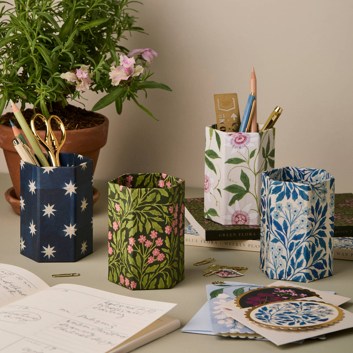 Pen Pot - Passionflower