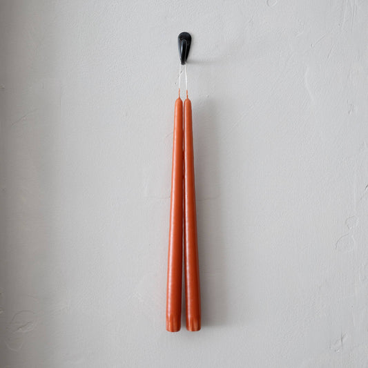 Taper Candles Pair - Terracota