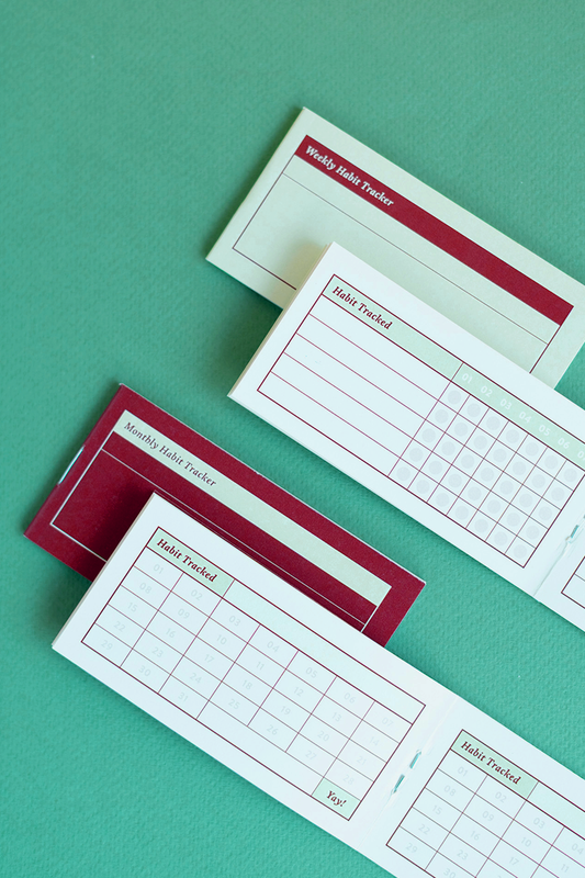 Habit Tracker Mini Booklet