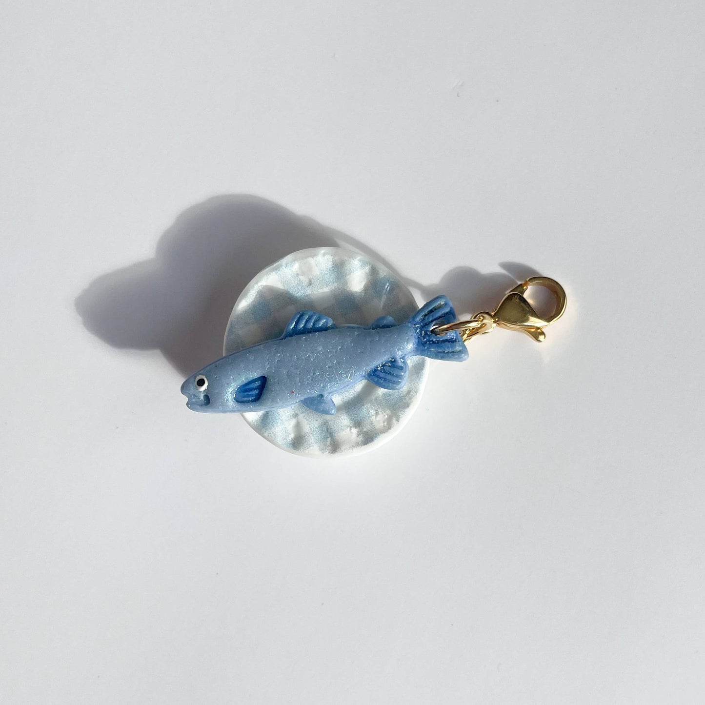 Blue Fancy Fish Bag Charm