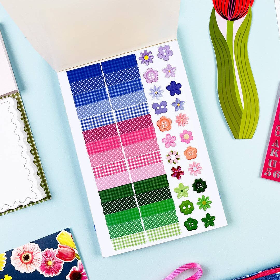 In The Garden - Junk Journal Sticker Book
